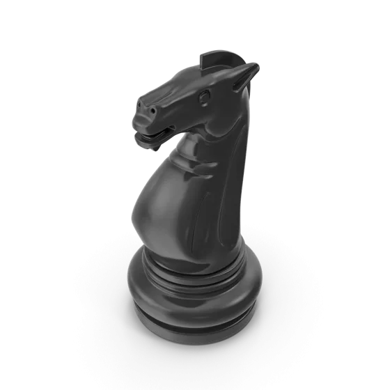 Pieza de caballo de ajedrez